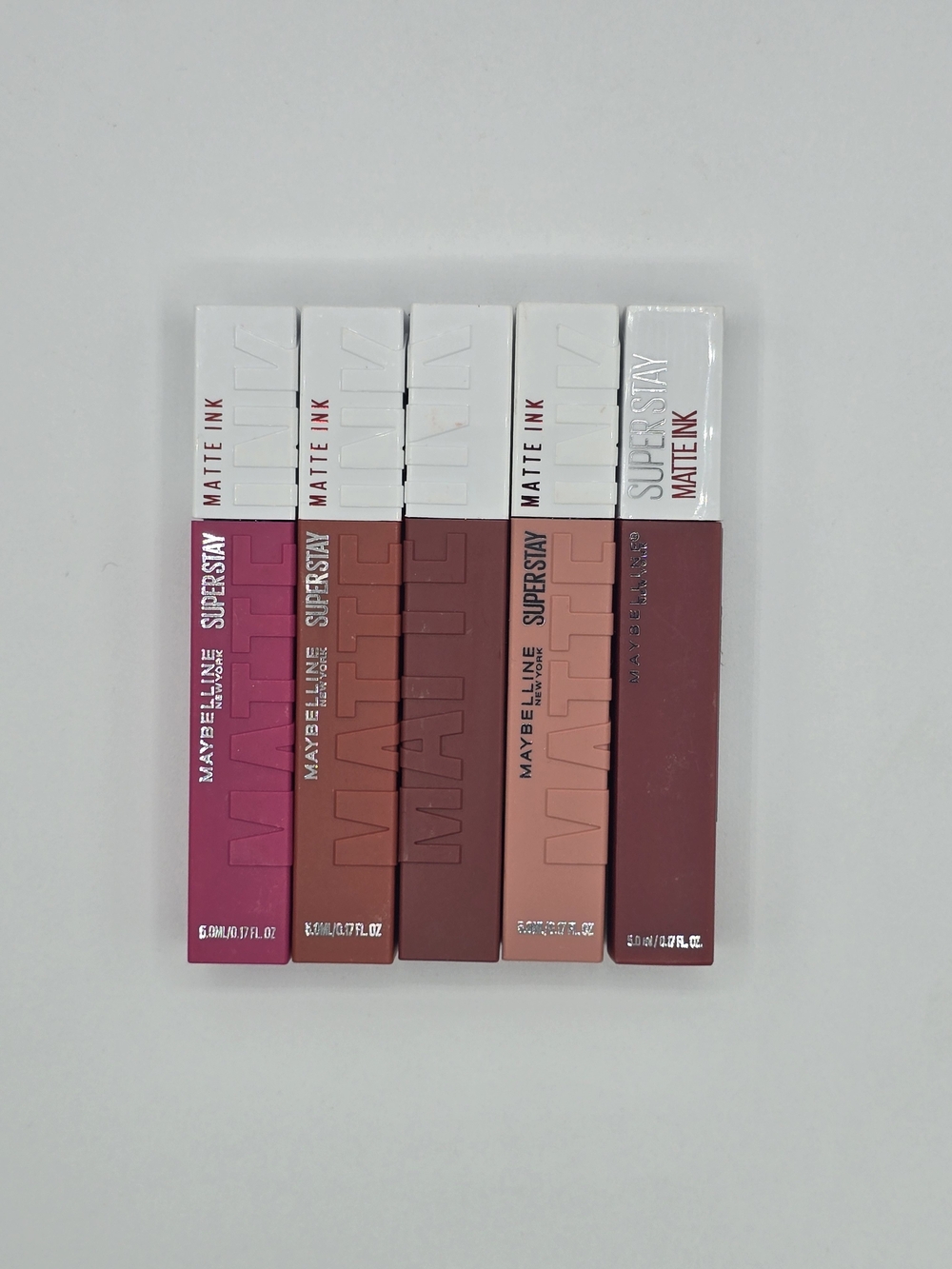 NEW Maybelline SuperStay Matte Ink Liquid Lipstick Lot of 5